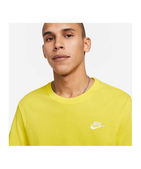 nike t shirt gelb herren|Gelbe Nike T.